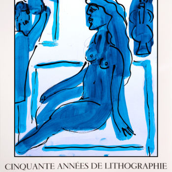 Malerei mit dem Titel "AVIGNON" von Jean Mirre, Original-Kunstwerk, Öl