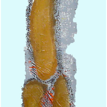 Painting titled "PERSONNAGE 1" by Jean Mirre, Original Artwork