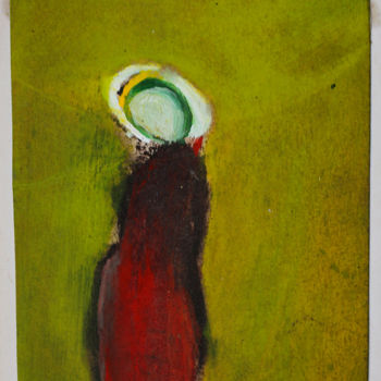 Malerei mit dem Titel "SHY   (Timide)" von Jean Mirre, Original-Kunstwerk, Acryl