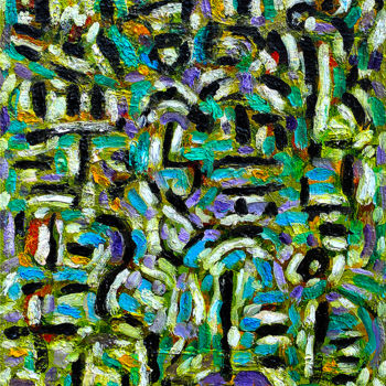 Картина под названием "THE REASON WHY" - Jean Mirre, Подлинное произведение искусства, Масло