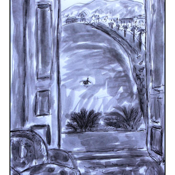 "Dufy:La fenêtre à N…" başlıklı Tablo Jean Mirre tarafından, Orijinal sanat, Mürekkep