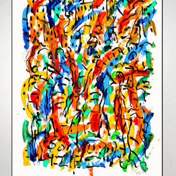 Картина под названием "SUMMER IN PROVENCE" - Jean Mirre, Подлинное произведение искусства, Масло