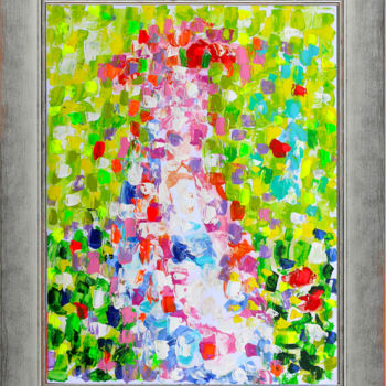 Painting titled "ROSIE" by Jean Mirre, Original Artwork, Acrylic