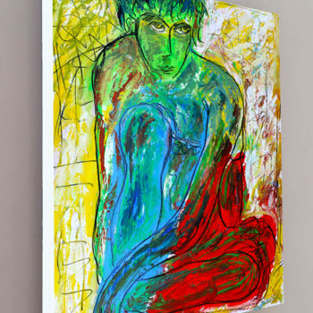 Картина под названием "EMILY DICKINSON" - Jean Mirre, Подлинное произведение искусства, Масло