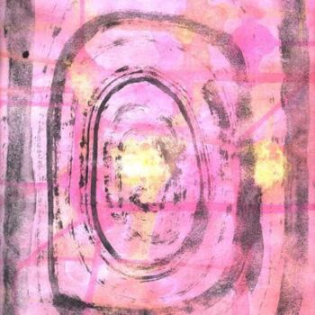 Peinture intitulée "Reflets Organiques…" par Jeanne Ingrassia, Œuvre d'art originale, Huile