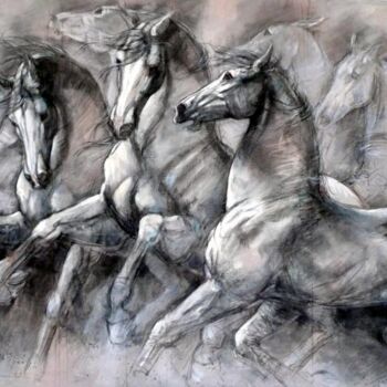 Pintura titulada "150x120.JPG" por Jeanne Saint Chéron, Obra de arte original