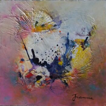 Painting titled "Réf 11-22 - Réveil…" by Jeanne, Original Artwork, Acrylic Mounted on Wood Stretcher frame