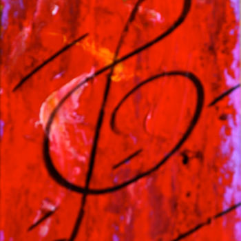 Malerei mit dem Titel "ACCORD" von Jeannette Allary, Original-Kunstwerk, Tinte