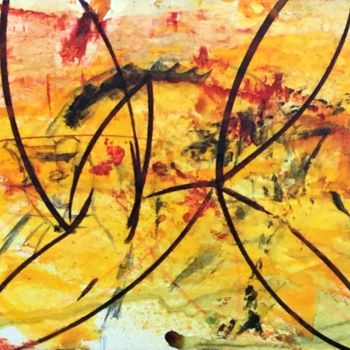 Картина под названием "ALLEZ, ON DANSE" - Jeannette Allary, Подлинное произведение искусства, Масло