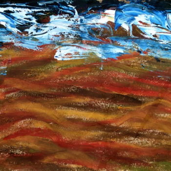 Pittura intitolato "RIVAGES" da Jeannette Allary, Opera d'arte originale, Olio