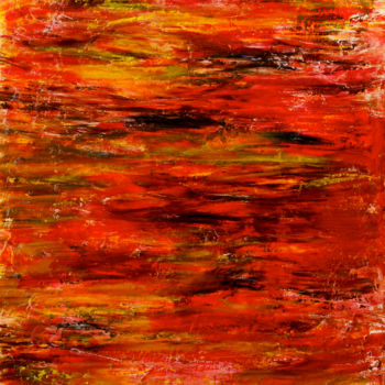 Картина под названием "AUX PORTES DU COUCH…" - Jeannette Allary, Подлинное произведение искусства, Масло