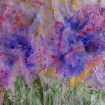 Malerei mit dem Titel "JAPONAISERIE N° 4" von Jeannette Allary, Original-Kunstwerk, Aquarell