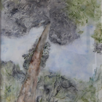 Painting titled "BORNEO" by Jeannette Allary, Original Artwork, Watercolor