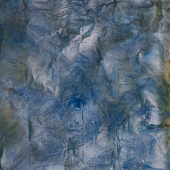 Pittura intitolato "LA SOURCE BLEUE" da Jeannette Allary, Opera d'arte originale, Inchiostro