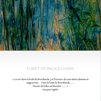 Digital Arts με τίτλο "POETIC CARD  N° 1" από Jeannette Allary, Αυθεντικά έργα τέχνης, Φωτογραφία Μοντάζ