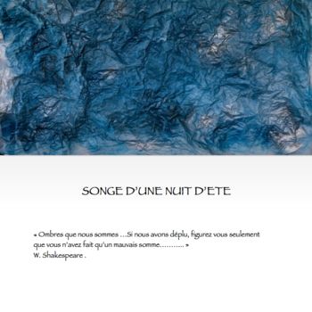 Digitale Kunst mit dem Titel "POETIC CARD N°6" von Jeannette Allary, Original-Kunstwerk, Fotomontage