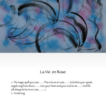 Цифровое искусство под названием "POETIC CARD N° 20" - Jeannette Allary, Подлинное произведение искусства, Фотомонтаж