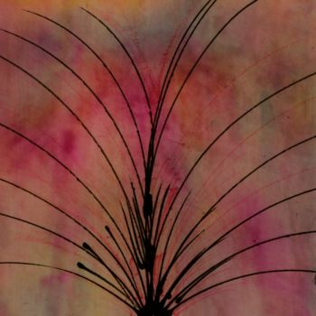 Malerei mit dem Titel "GESTES SIMPLES" von Jeannette Allary, Original-Kunstwerk, Tinte