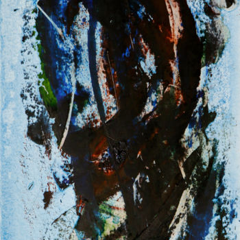 Schilderij getiteld "ABSTRAIT N° 4" door Jeannette Allary, Origineel Kunstwerk, Olie