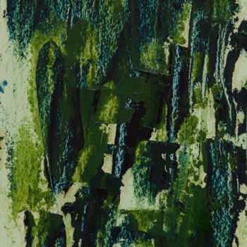 Картина под названием "SUMELA  ( Abstrait…" - Jeannette Allary, Подлинное произведение искусства, Масло