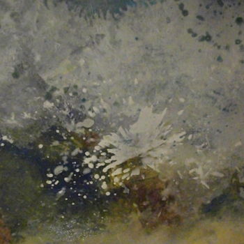 Pintura intitulada "ciel-nebuleu-detail…" por Jeannine Morelle Peintures, Obras de arte originais