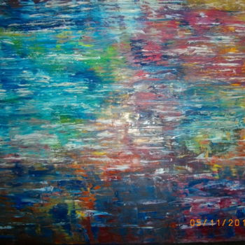Painting titled "reflets.jpg" by Jeannine Morelle Peintures, Original Artwork
