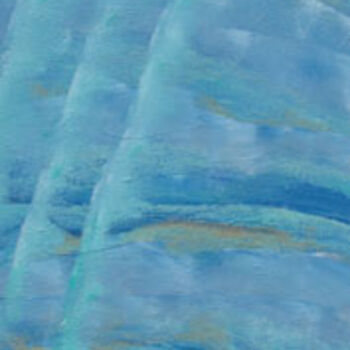 Malarstwo zatytułowany „Terre, planète bleue” autorstwa Jeannine Martin, Oryginalna praca, Olej