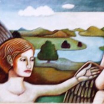 Peinture intitulée "Nos voisins les ang…" par Jean Guillaume, Œuvre d'art originale, Huile