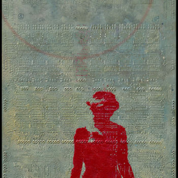 Peinture intitulée "lucy.jpg" par Jeanpaul Zak, Œuvre d'art originale, Encaustique