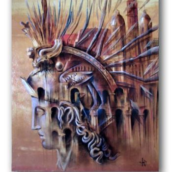 Painting titled "ROME" by Jean-Philippe Vallon, Original Artwork