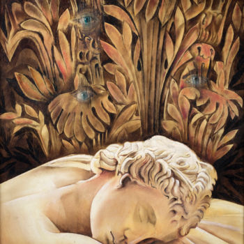 Painting titled "HERMAPHRODITE ENDOR…" by Jean-Philippe Vallon, Original Artwork