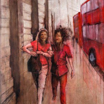 Peinture intitulée "REGENT STREET.jpg" par Jean-Philippe Vallon, Œuvre d'art originale, Huile