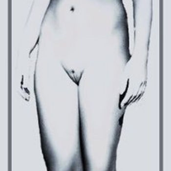 Arts numériques intitulée "Femme N&B 3.jpg" par Jean-Pierre Gueret, Œuvre d'art originale, Photo montage