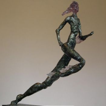 Sculpture intitulée "sprinteur" par Jean-Pierre Bunel, Œuvre d'art originale, Autre
