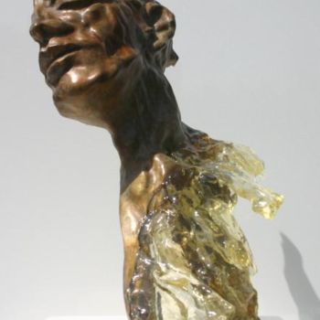 Sculpture titled "délivrance" by Jean-Pierre Bunel, Original Artwork, Metals