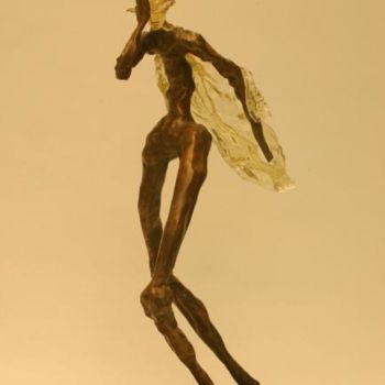 Sculpture titled "le vent" by Jean-Pierre Bunel, Original Artwork, Metals