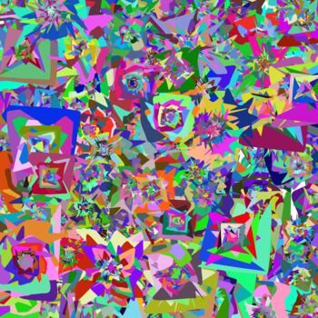 Digitale Kunst getiteld "Hidden Flowers - #1…" door Jeb Gaither, Origineel Kunstwerk, 2D Digital Work