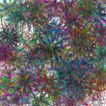 Digitale Kunst getiteld "Star Web - #1464" door Jeb Gaither, Origineel Kunstwerk, 2D Digital Work