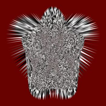 Grafika cyfrowa / sztuka generowana cyfrowo zatytułowany „Sparkling Flask # 1…” autorstwa Jeb Gaither, Oryginalna praca, 2D…