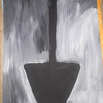Pintura titulada "O vaso" por Jedaylson Rodrigues, Obra de arte original, Acuarela Montado en Bastidor de camilla de madera