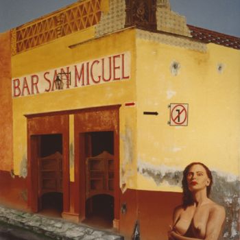 Pittura intitolato "Bar San Miguel" da Jeden, Opera d'arte originale, Olio