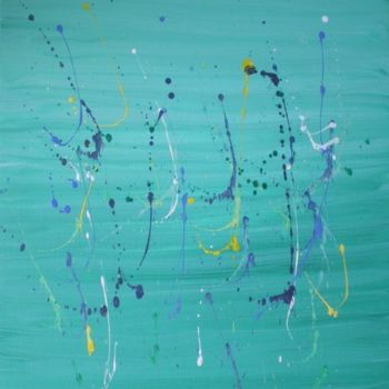 제목이 "John Cage partition"인 미술작품 Jeepy로, 원작, 기름