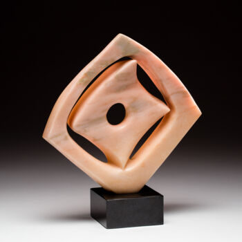 Скульптура под названием "Barbara Rose" - Jeff Arnett, Подлинное произведение искусства, Камень