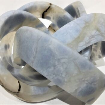 Sculpture titled "Entwined" by Jeff Rosenfeld, Original Artwork, Stone