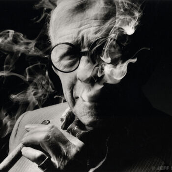 Photography titled "George Burns, by Je…" by Jeff Sedlik, Original Artwork, Analog photography