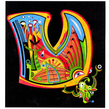 Dessin intitulée "haarp-essai-1.jpg" par Jeff, Œuvre d'art originale, Crayon