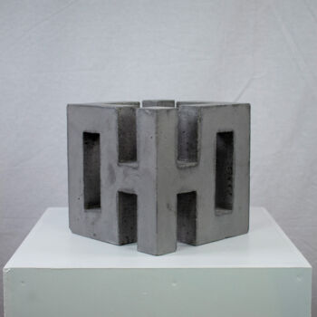 Sculpture titled "PT-4381" by Jeffrey Arts, Original Artwork, Concrete