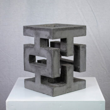 Sculpture titled "PT-4711" by Jeffrey Arts, Original Artwork, Concrete