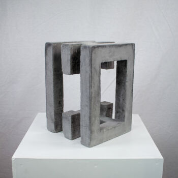 Sculpture titled "PT-7554" by Jeffrey Arts, Original Artwork, Concrete