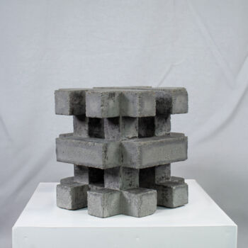 Sculpture titled "PT-7653" by Jeffrey Arts, Original Artwork, Concrete